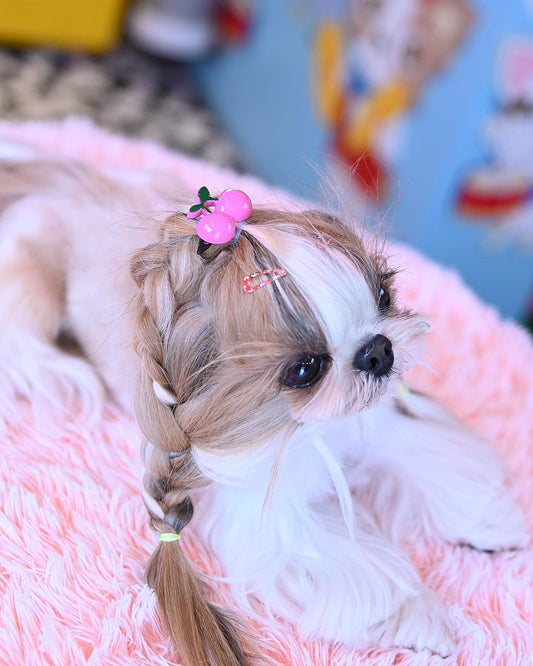 ☆カラフルチェリー バレッタ☆