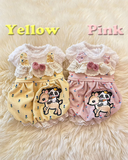 ☆お花バンビ ワンピース☆