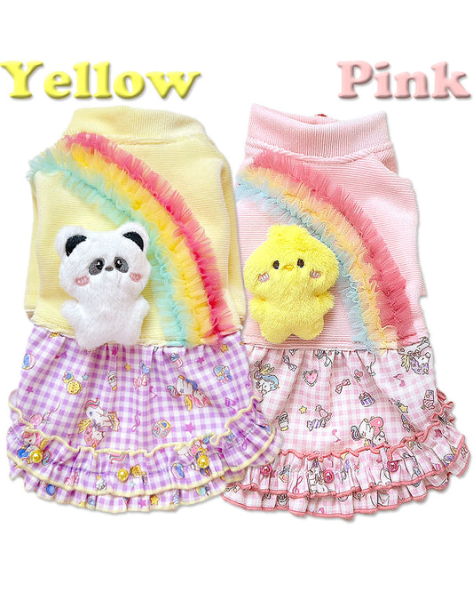 ☆Rainbow dress☆ (with sleeves)