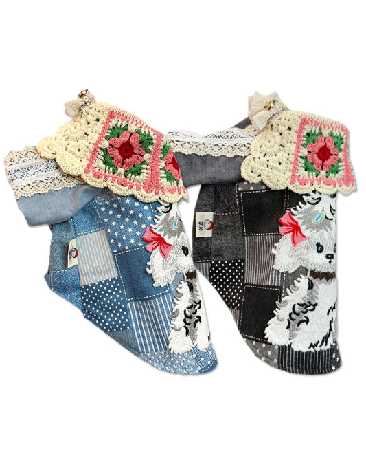 ☆パッチワーク デニムシャツ☆