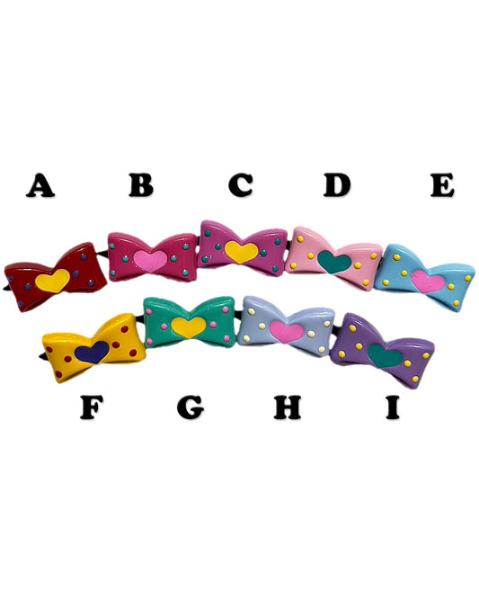 ☆リボンハート バレッタ☆