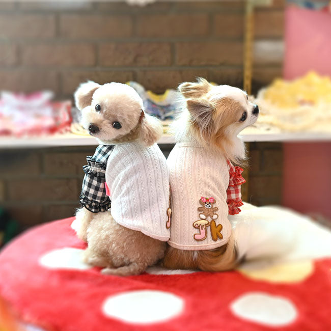 予約受付中☆チェックフリルニット☆