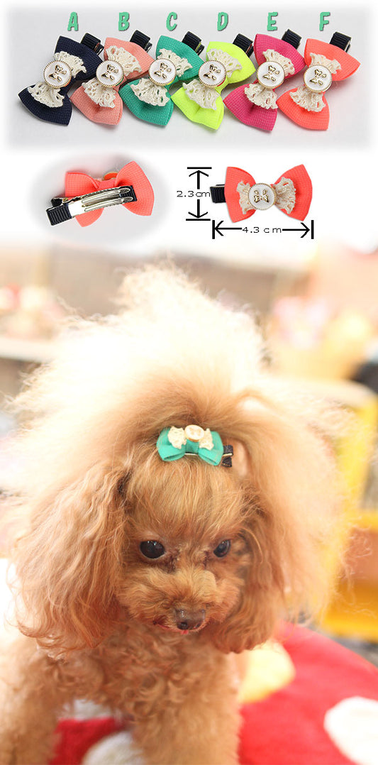 ☆ネオン王冠レースリボン☆