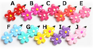 ☆Twin flower clip☆