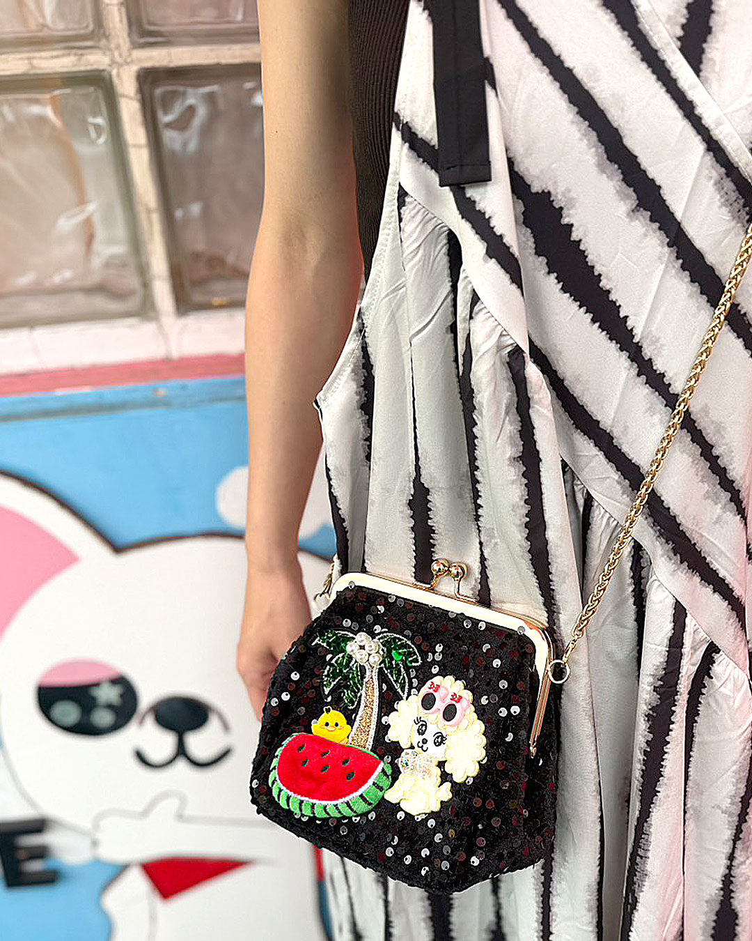 ☆2WAYガマ口 スパンコールBag☆