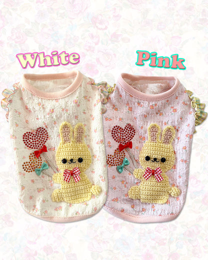 予約受付中☆小花うさぎTシャツ☆