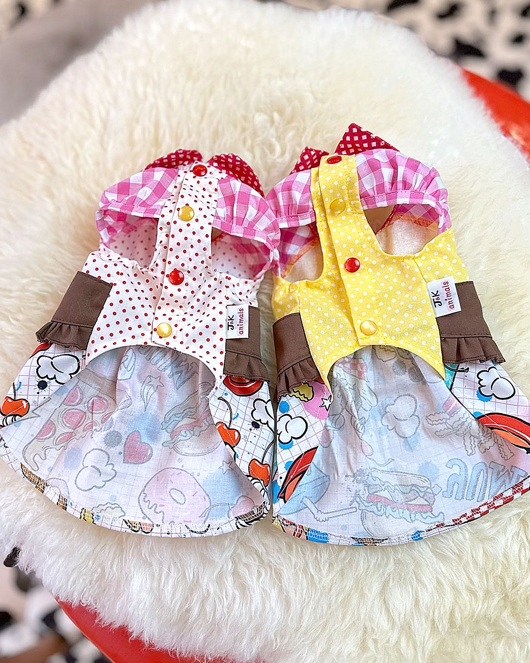 Ｊ＆Ｋanimals はるちゃん　レースパーカーワンピース イースター限定 ☆ハンバーガー ワンピース☆ – J&Kanimals