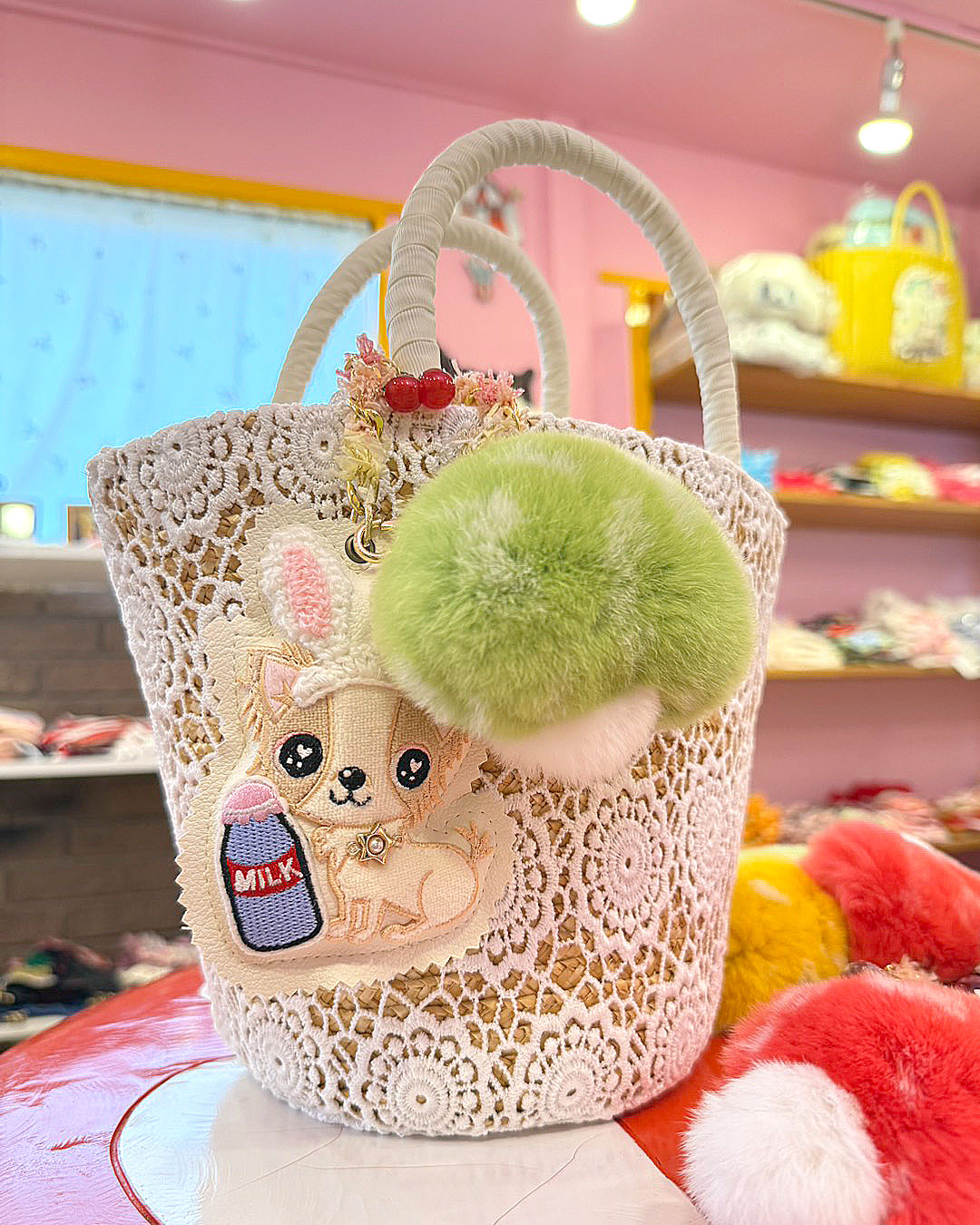 ☆ふわふわきのこチャーム☆
