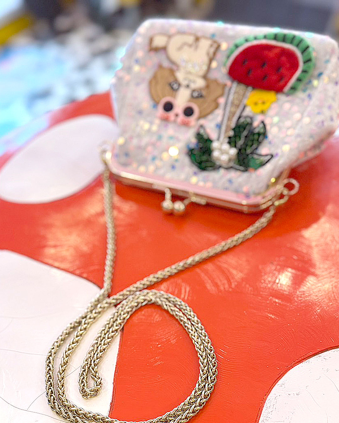 ☆2WAYガマ口 スパンコールBag☆
