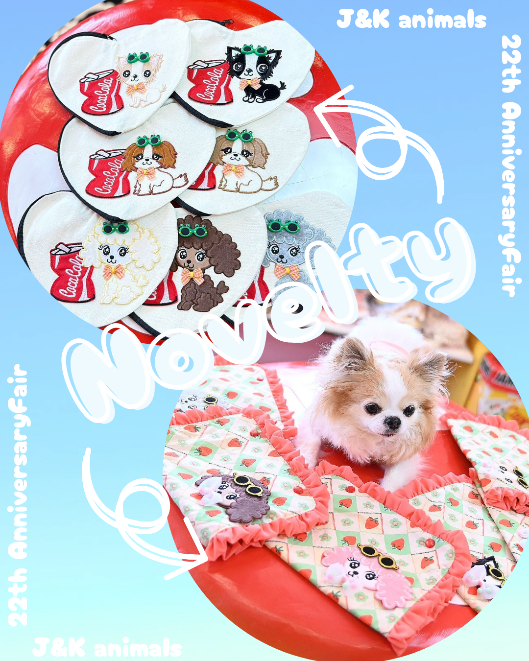 Novelty 1: Original heart-shaped pouch